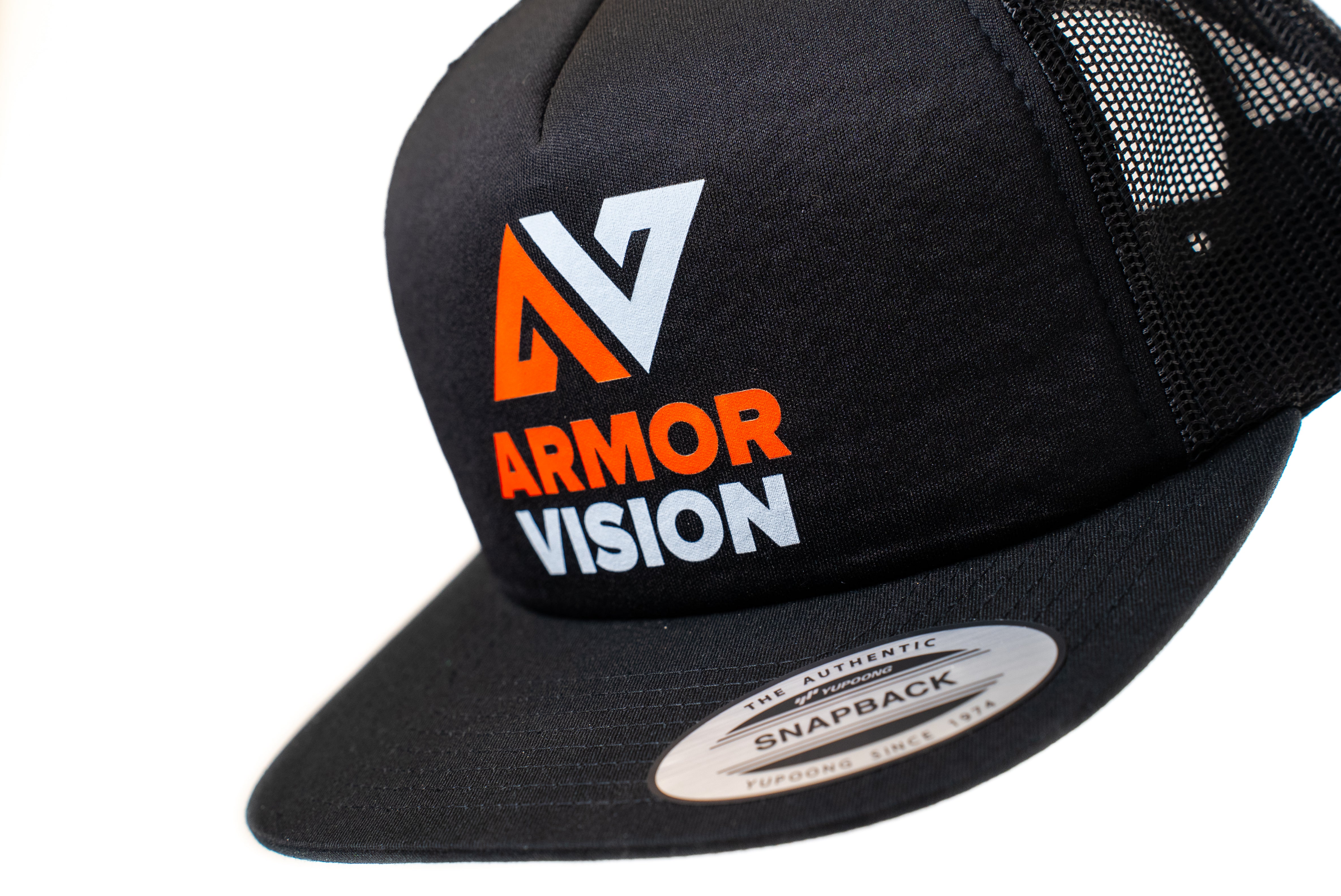 ARMOR VISION TRUCKER CAP BLACK ONE SIZE