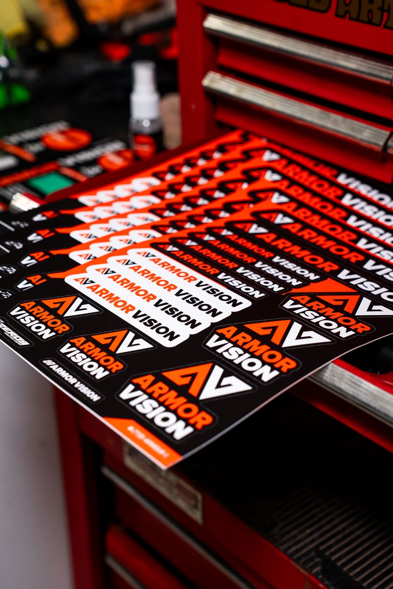 ARMOR VISION STICKER SHEET