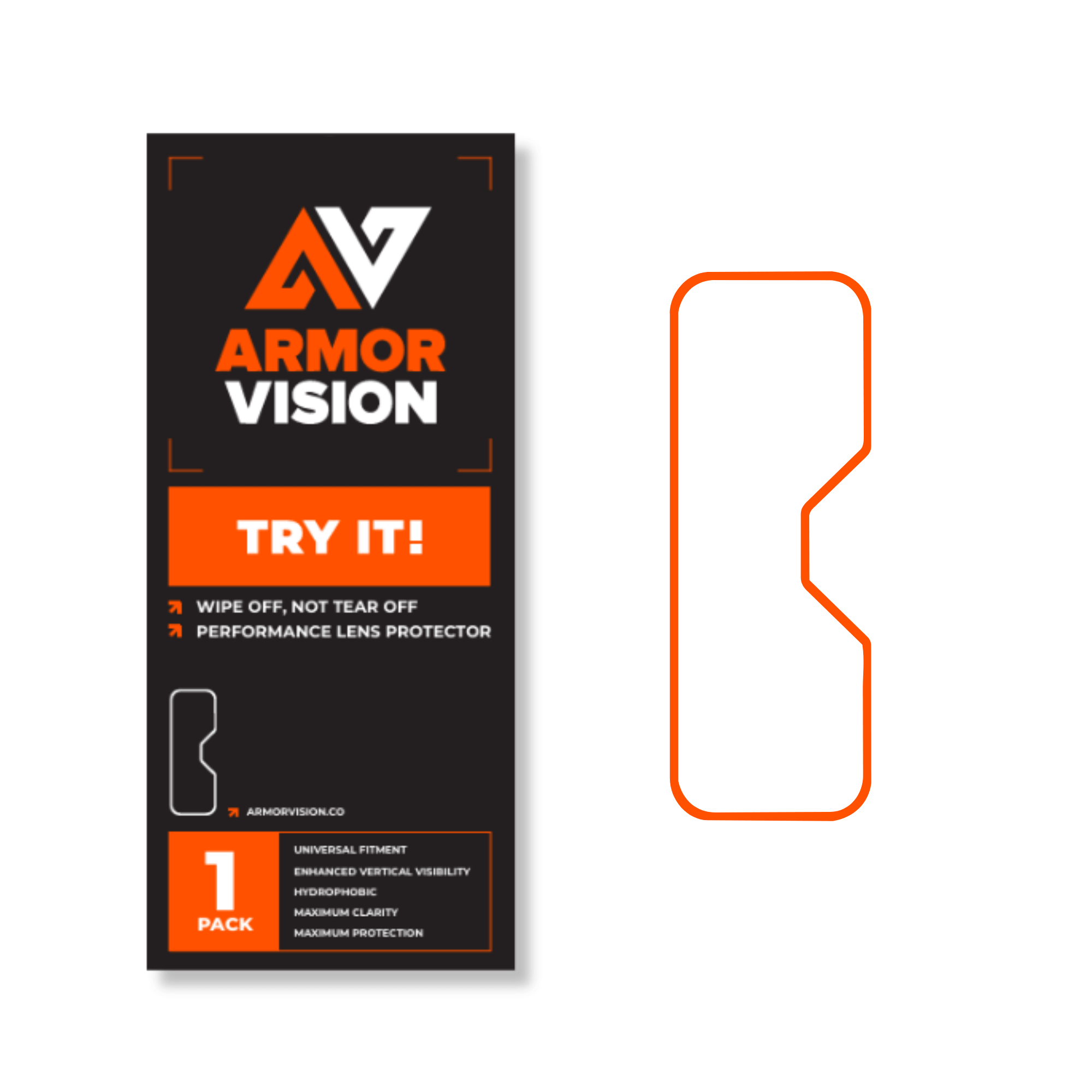 Coming Soon! 48-70mm ARMOR VISION 2.0 HPPF High Performance Protective Film Goggle Lens Protector