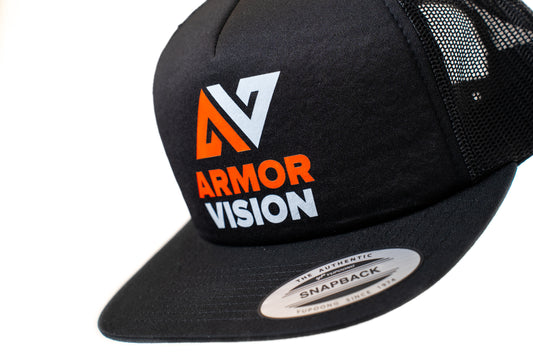 ARMOR VISION TRUCKER CAP BLACK ONE SIZE