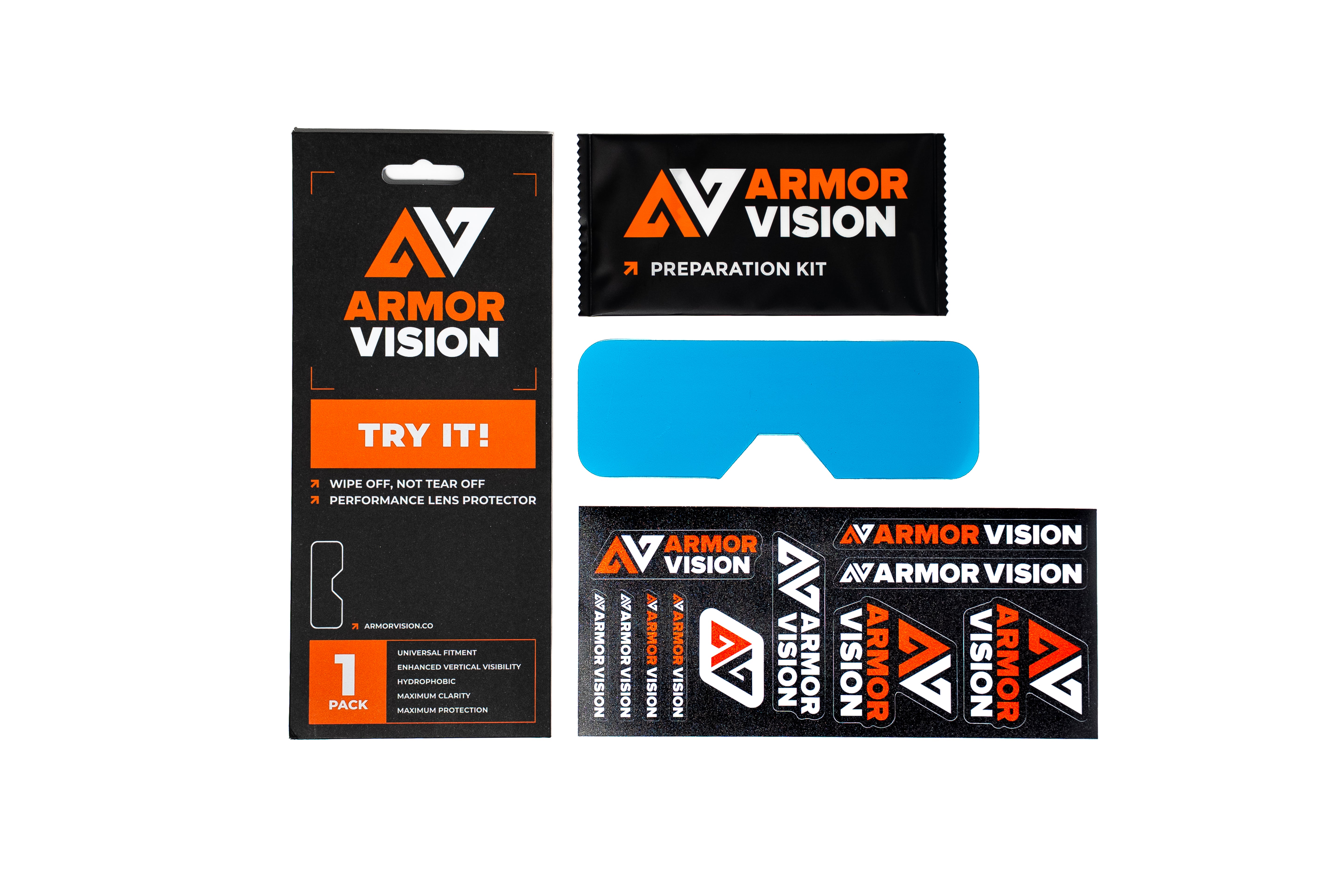 48-70mm ARMOR VISION 2.0 HPPF High Performance Protective Film Goggle Lens Protector